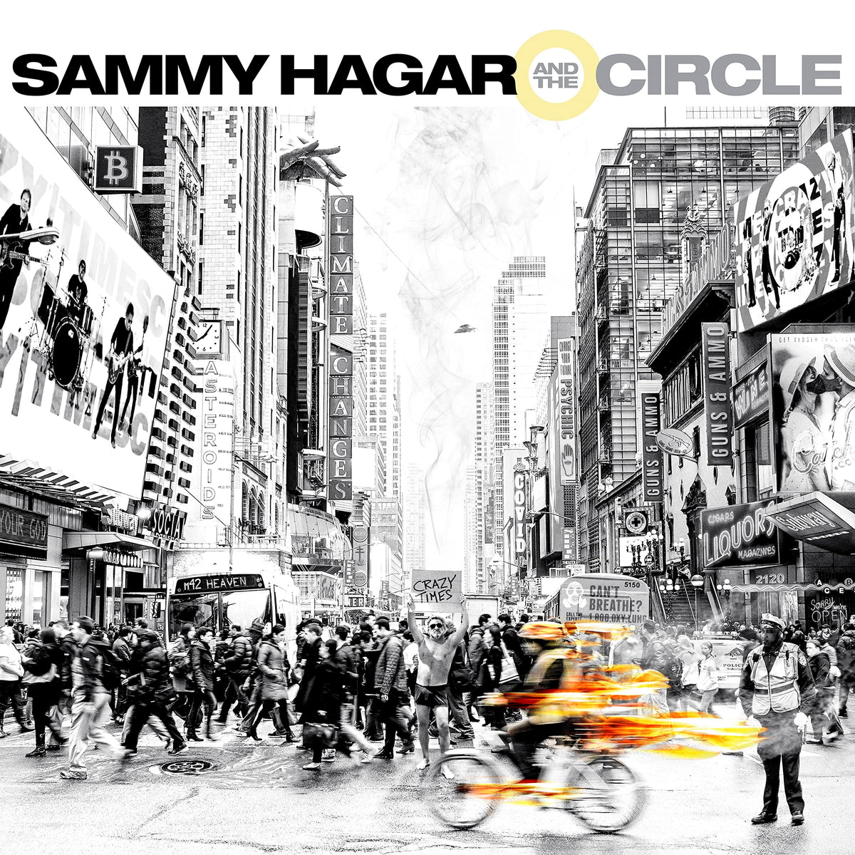Sammy Hagar & The Circle – Crazy Times vinyl record cover