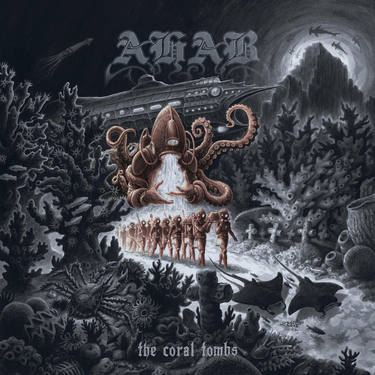 Ahab – The Coral Tombs vinyl record cover