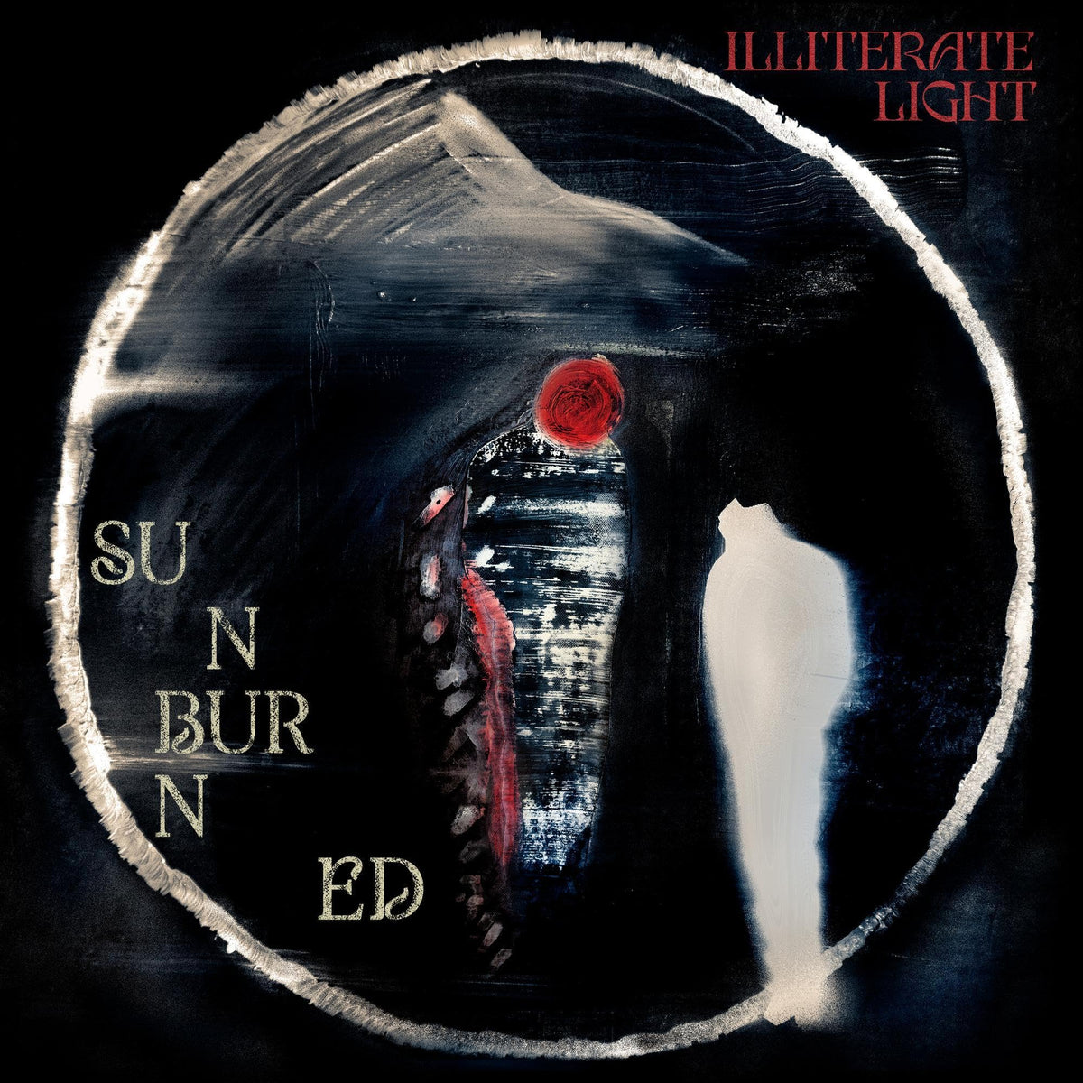 Illiterate Light – Sunburned vinyl record cover