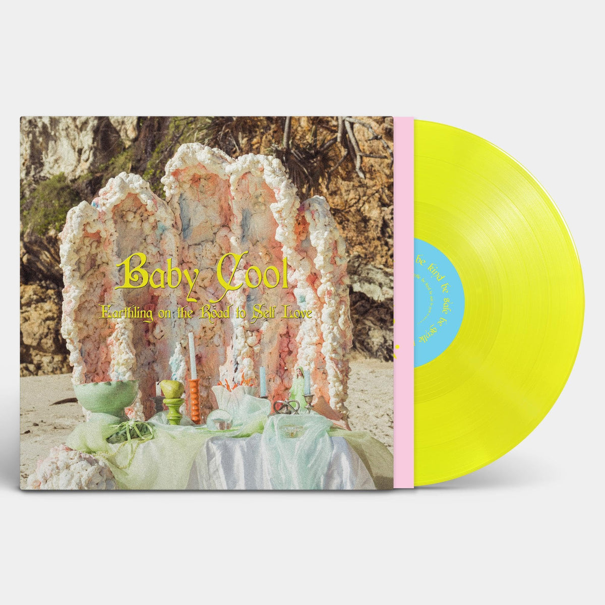 Baby Cool – Earthling On The Road To Self Love (Neon Yellow Vinyl)  by Baby Cool vinyl record cover