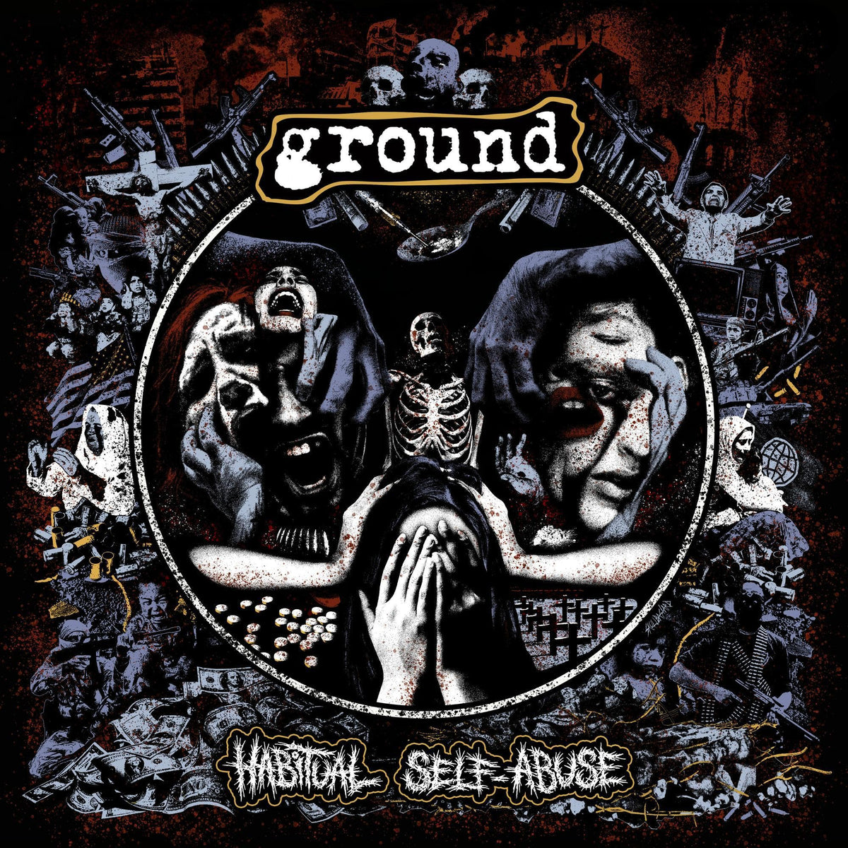 Ground – Habitual Self-Abuse vinyl record cover