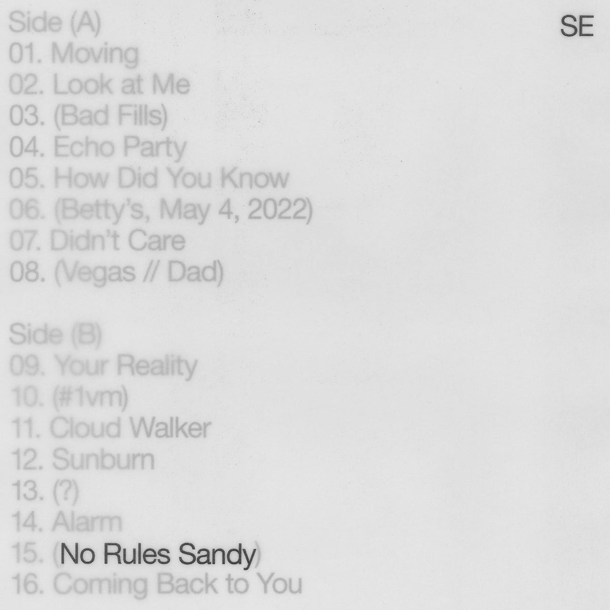 Sylvan Esso – No Rules Sandy vinyl record cover