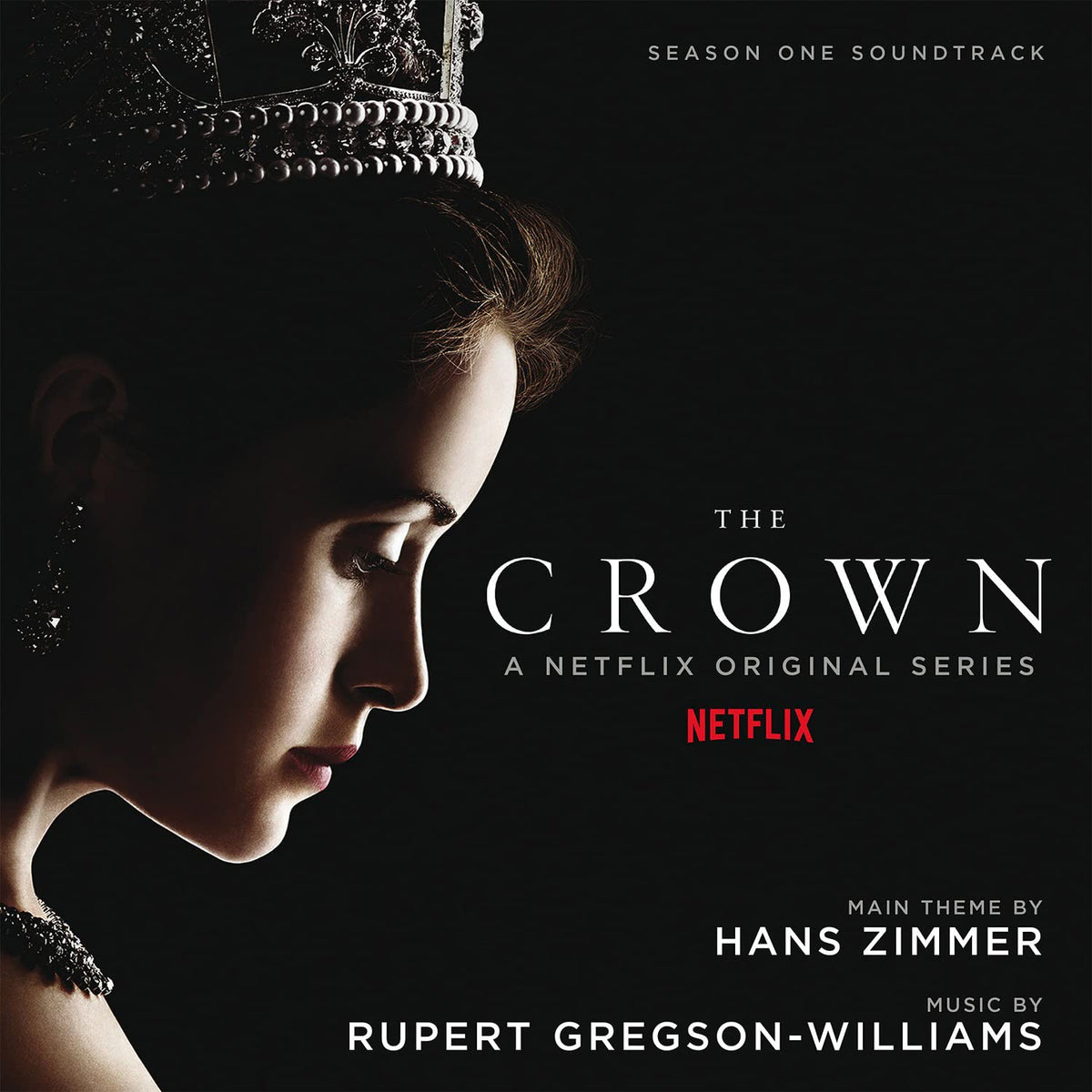OST – The Crown Season 1 (Royal Blue Vinyl) by OST vinyl record cover