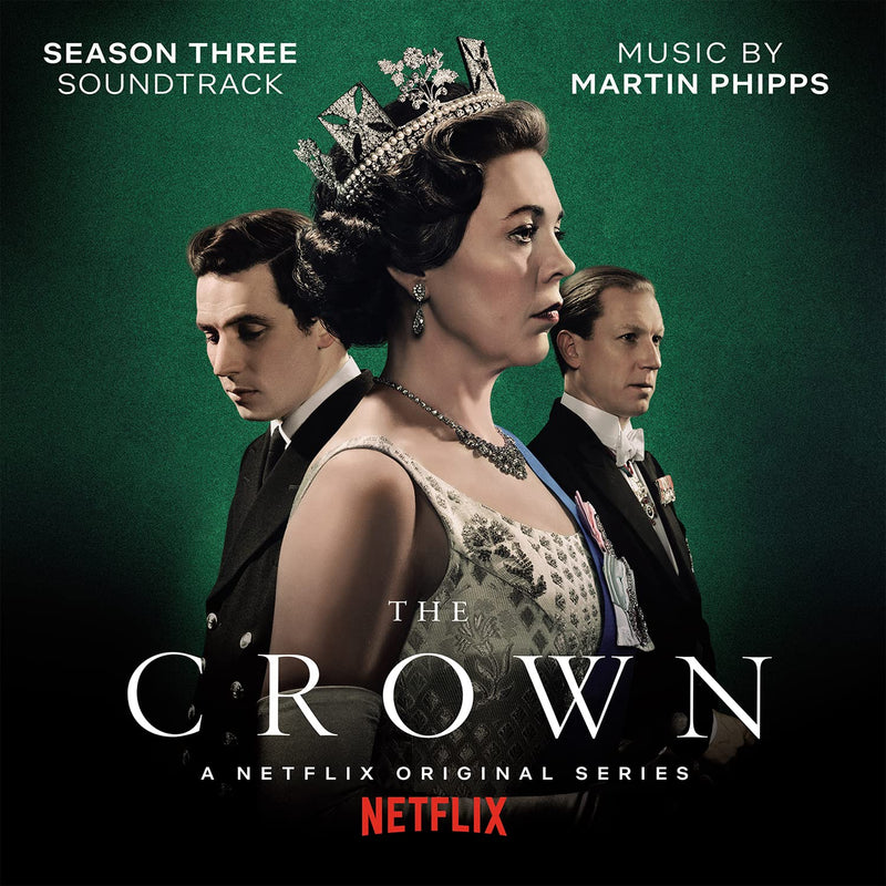 OST – The Crown Season 3 (Royal Blue Vinyl) by OST vinyl record cover