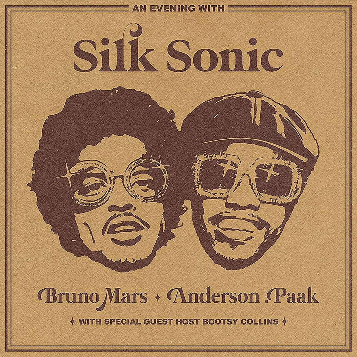 Silk Sonic – An Evening With Silk Sonic vinyl record cover