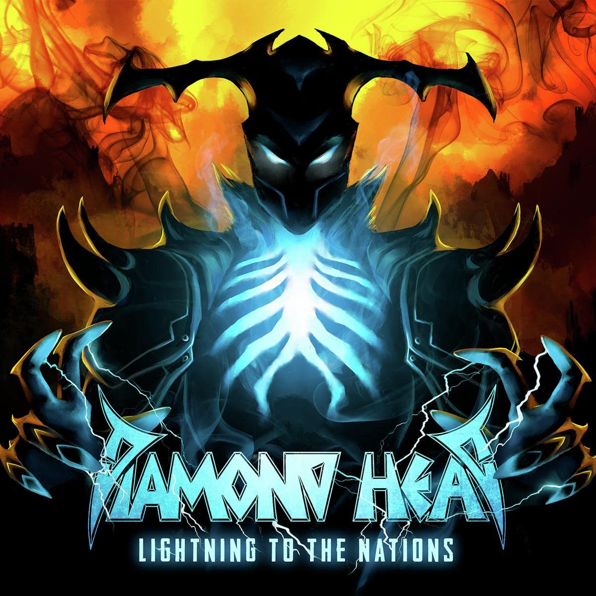 Diamond Head – Lightning to the Nations vinyl record cover