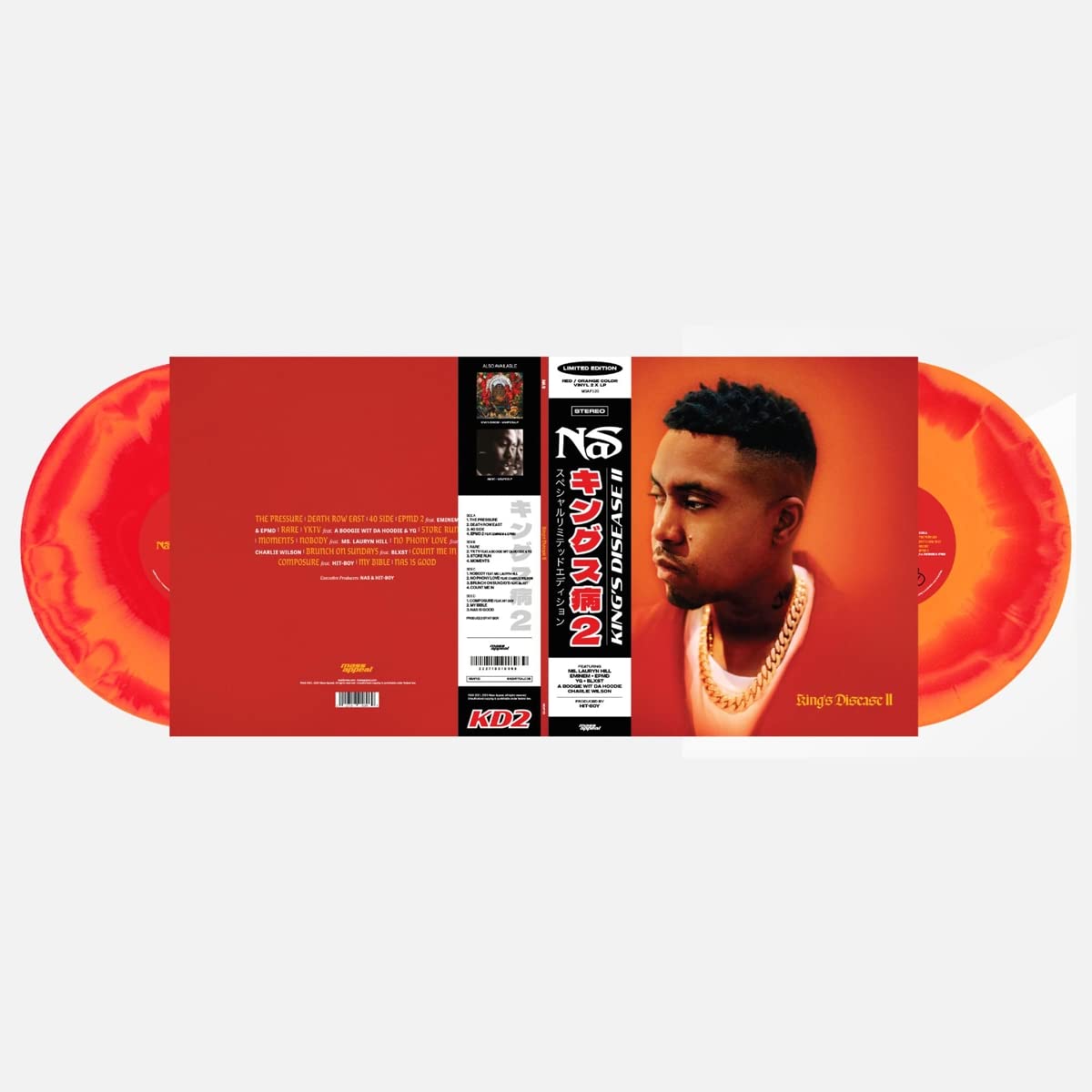 Nas – King's Disease II vinyl record cover