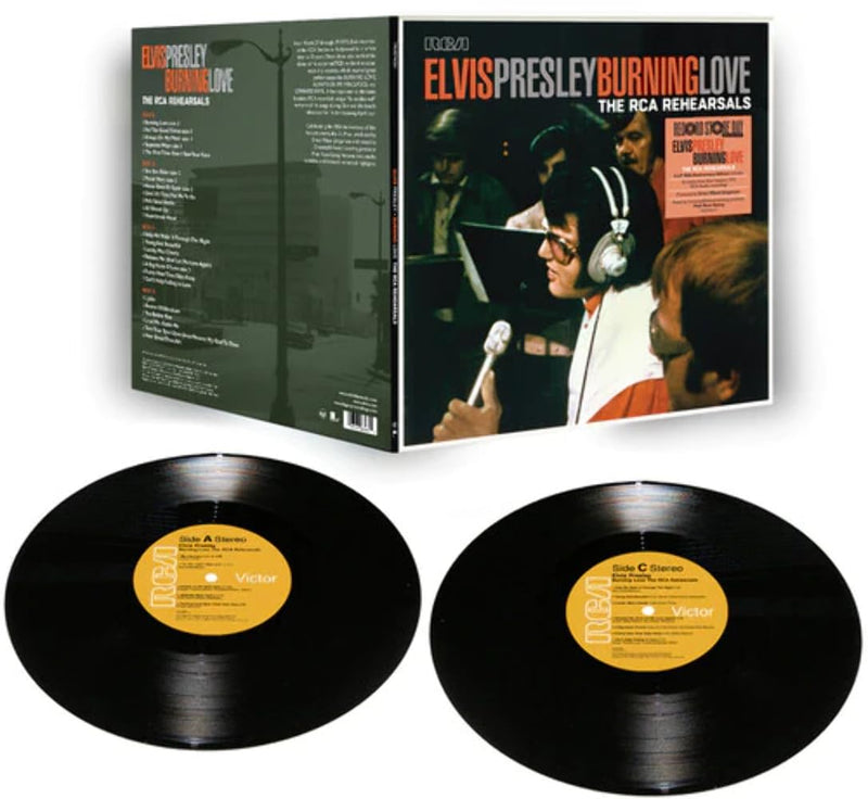 Elvis Presley – Burning Love vinyl record cover