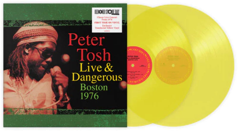 Peter Tosh – Live & Dangerous vinyl record cover