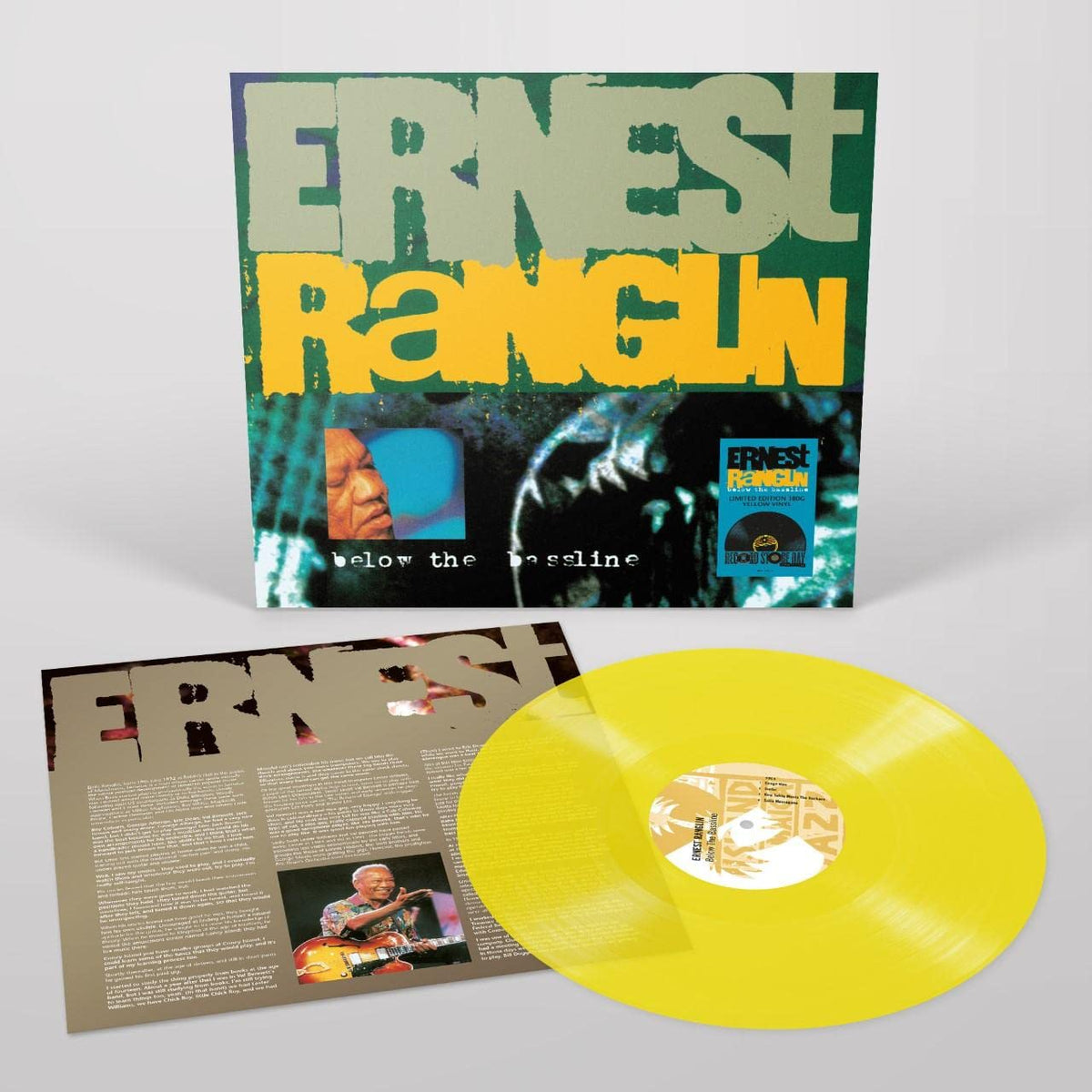 Ranglin Ernest – BELOW THE BASSLINE(LP/RSD)  by RANGLIN ERNEST vinyl record cover