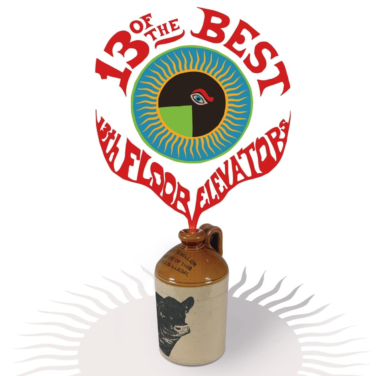 The 13th Floor Elevators – 13 of the Best of the 13th Floor Elevators vinyl record cover