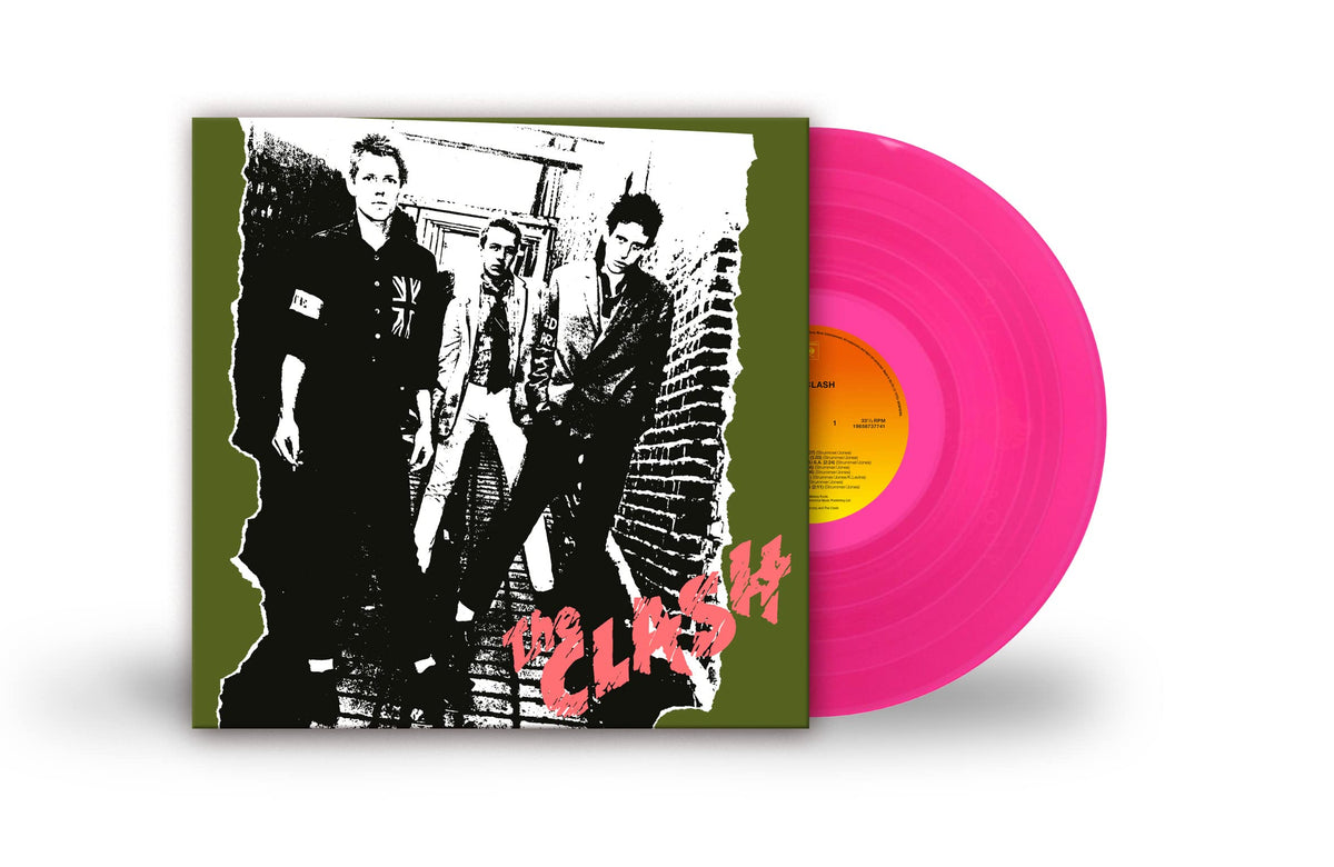 The Clash – The Clash (NAD Transparent Pink Vinyl) vinyl record cover