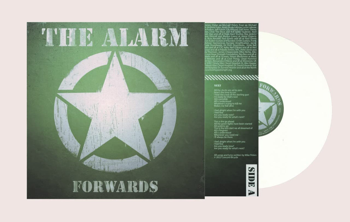 The Alarm – Forwards vinyl record cover