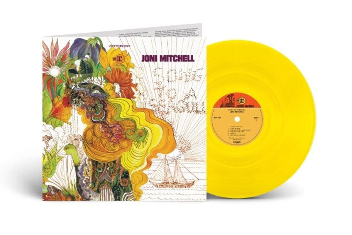 Joni Mitchell – Song To A Seagull (Transparent Yellow Vinyl) vinyl record cover