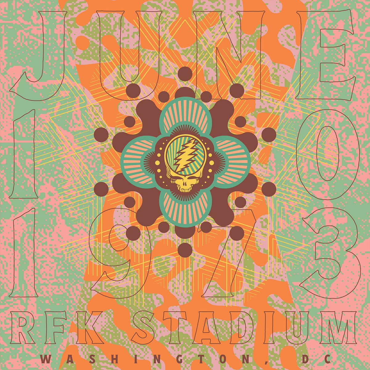 The Grateful Dead – RFK Stadium, Washington, DC 10/06/73 vinyl record cover