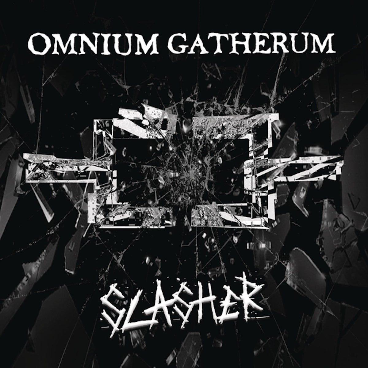 Omnium Gatherum – Slasher vinyl record cover
