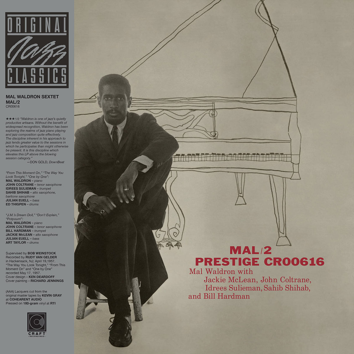 Mal Waldron Sextet – Mal/2 vinyl record cover