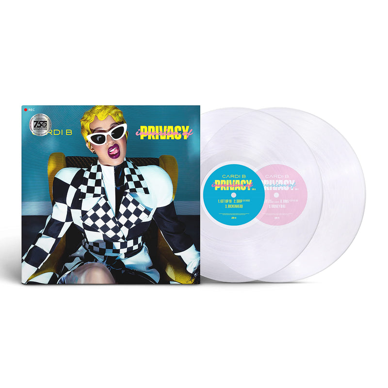 Cardi B – Invasion of Privacy (2LP Crystal Clear)  by Cardi B vinyl record cover