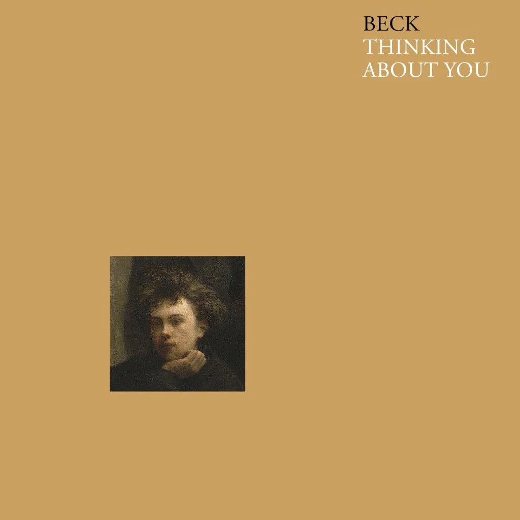 Beck – Thinking About You [Tan 7" Single) (Indie Exclusive)  by Beck vinyl record cover