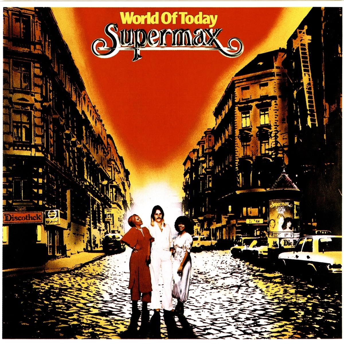 Supermax – World Of Today (2023 Remaster) [Red]  by Supermax vinyl record cover