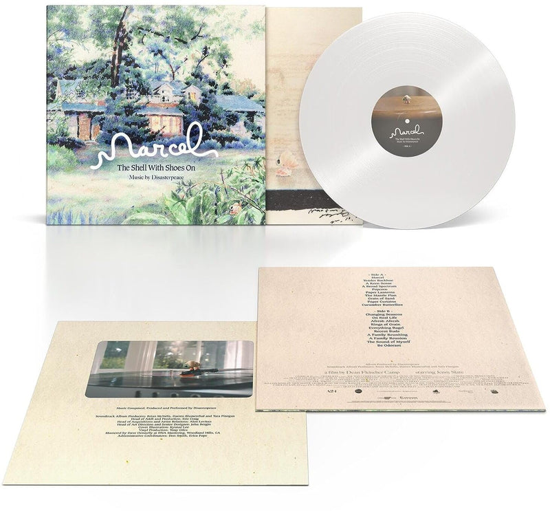 Disasterpeace – Marcel The Shell With Shoes On (White Vinyl) vinyl record cover