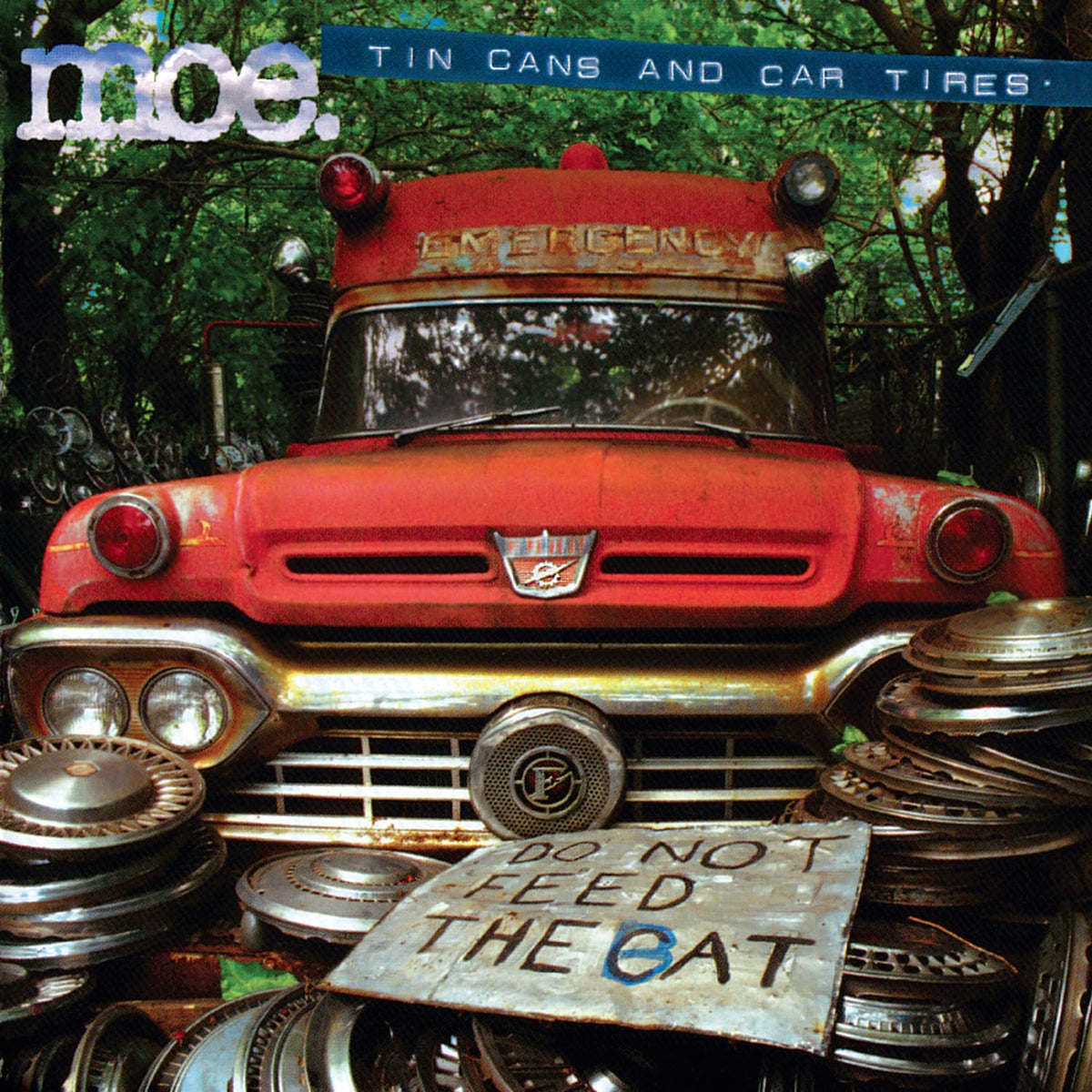Moe. – Tin Cans & Car Tires (Sky Blue Vinyl) vinyl record cover