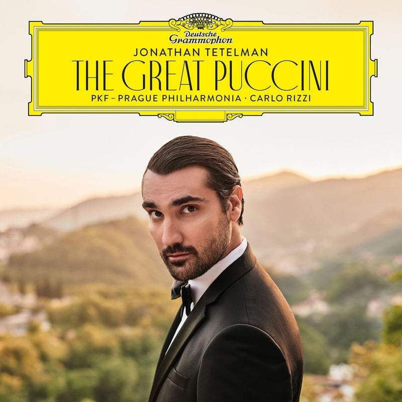 Giacomo Puccini – Jonathan Tetelman: The Great Puccini vinyl record cover