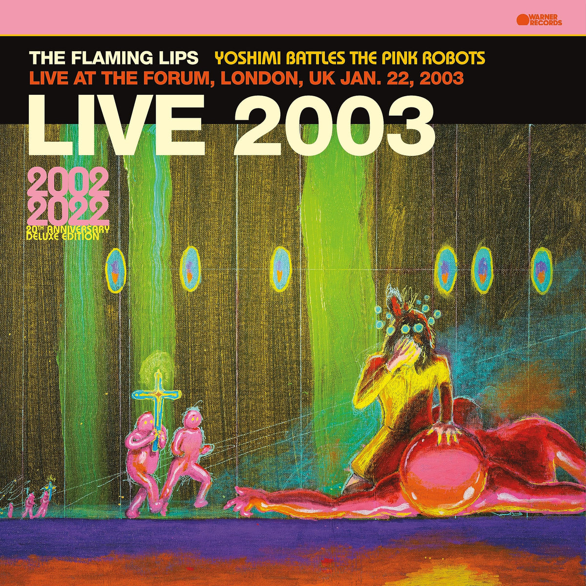 The Flaming Lips – Yoshimi Battles the Pink Robots vinyl record cover