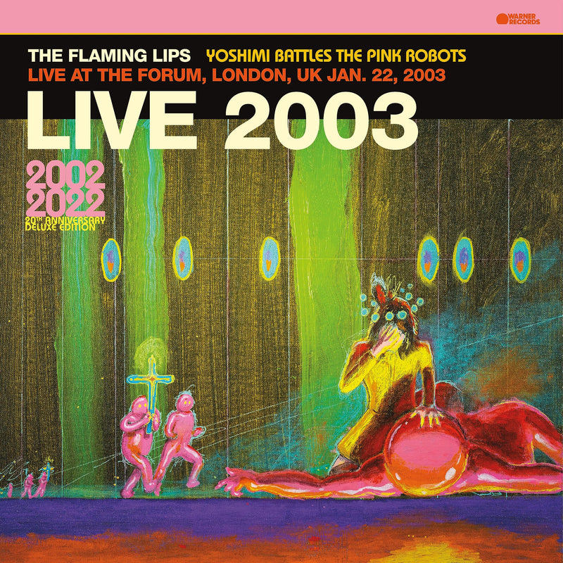The Flaming Lips – Yoshimi Battles the Pink Robots vinyl record cover