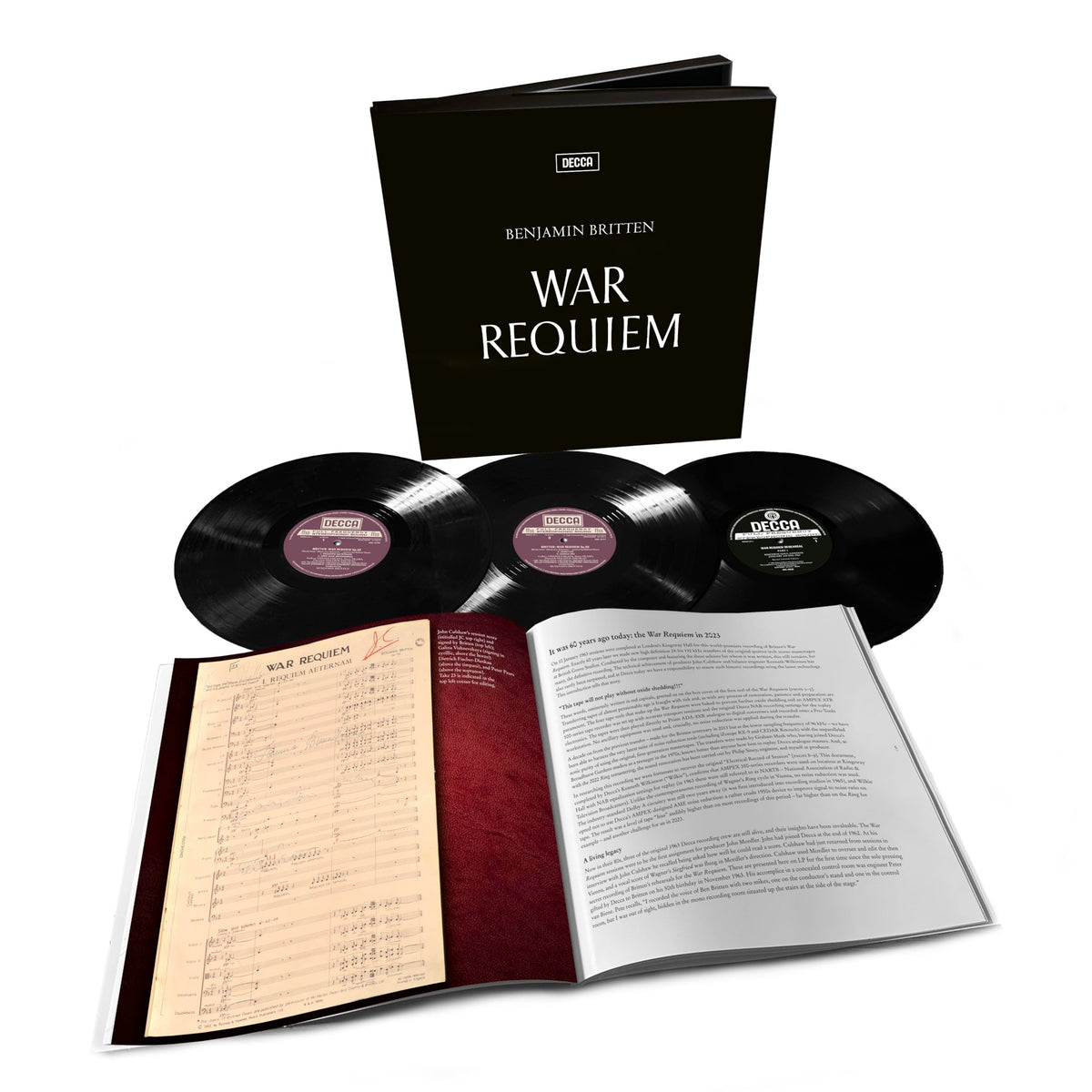 Benjamin Britten – Benjamin Britten: War Requiem vinyl record cover