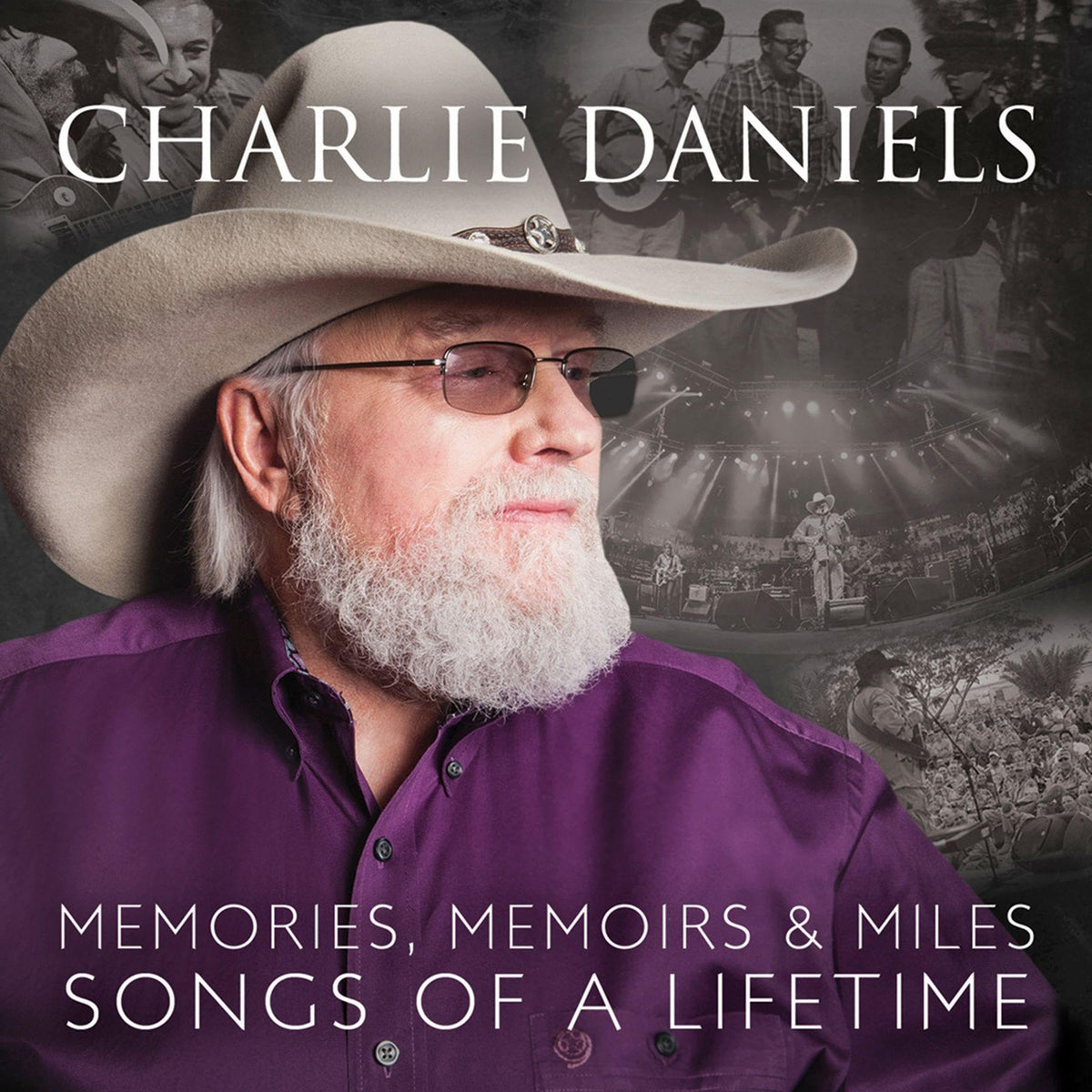 Charlie Daniels – Memories, Memoirs & Miles: Songs Of A Lifetime (2LP)  by Charlie Daniels vinyl record cover