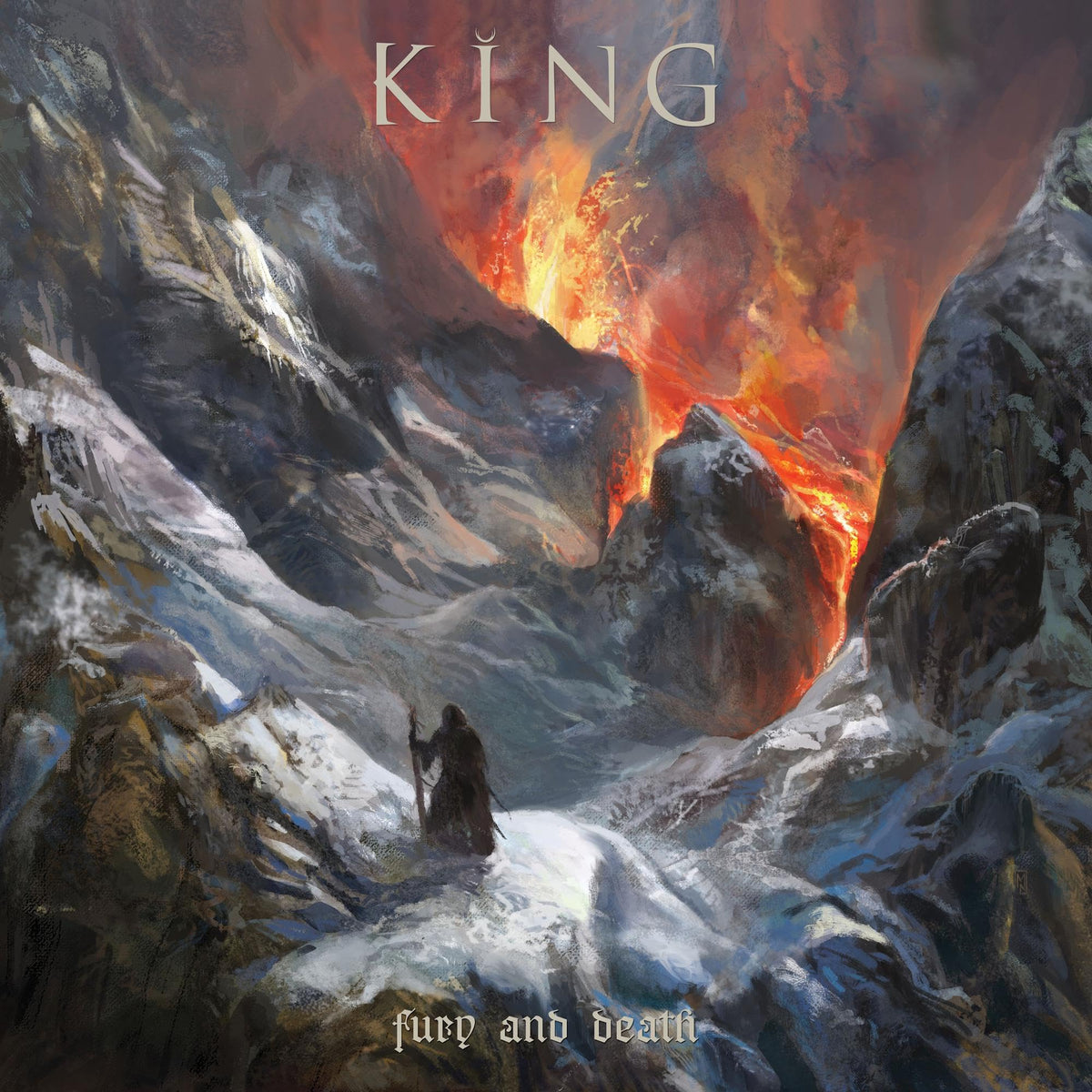 King – Fury and Death (Coloured Vinyl) vinyl record cover