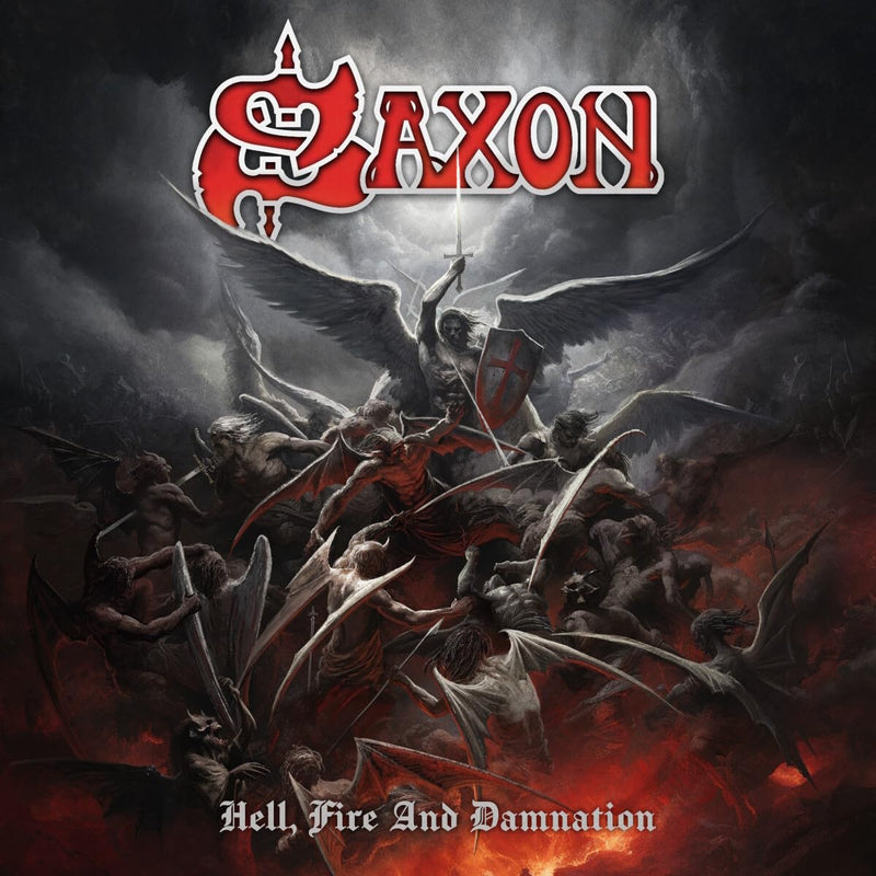 Saxon – Hell, Fire and Damnation vinyl record cover