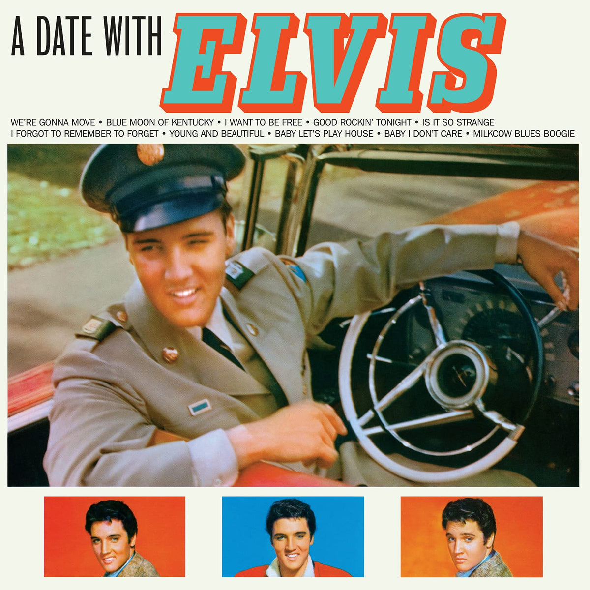 Elvis Presley – A Date With Elvis vinyl record cover