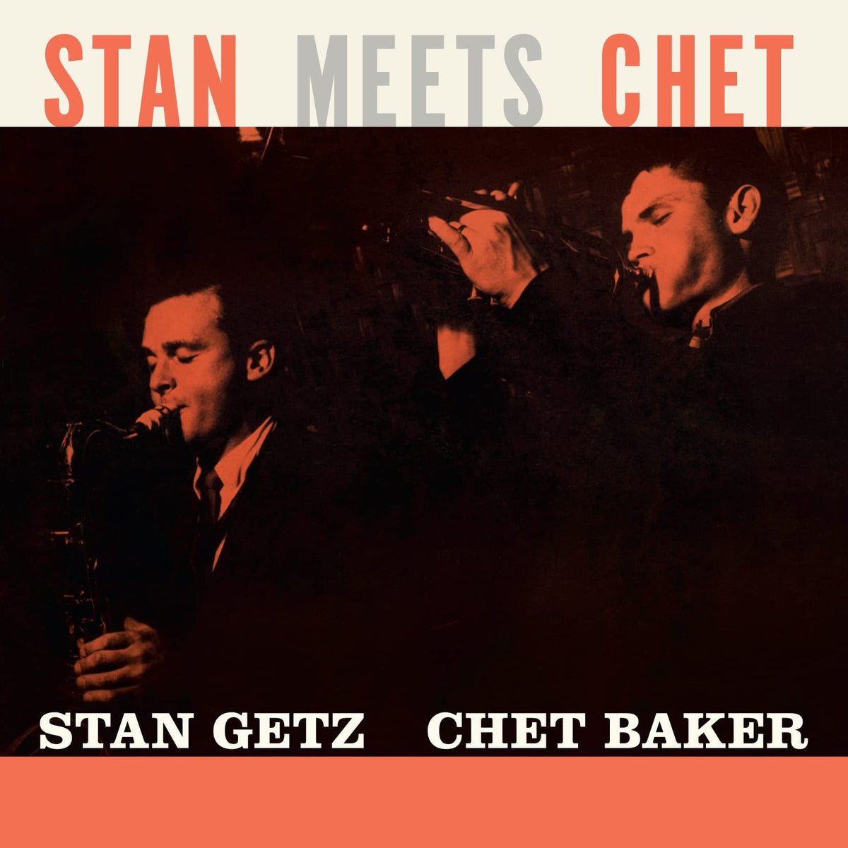 Stan Getz & Chet Baker – Stan Meets Chet vinyl record cover