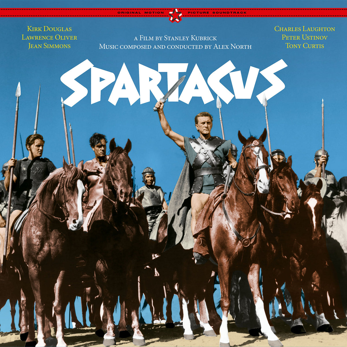 Alex North – Spartacus vinyl record cover