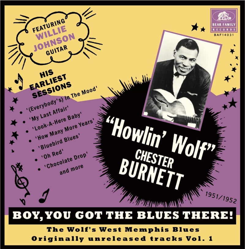 Howlin' Wolf – Boy, You Got the Blues There! vinyl record cover