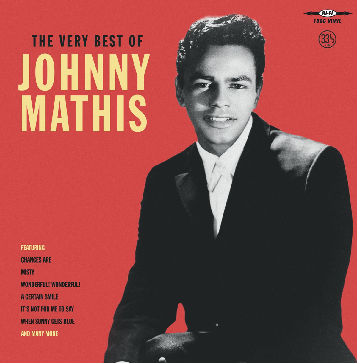 Johnny Mathis – The Very Best Of Johnny Mathis vinyl record cover
