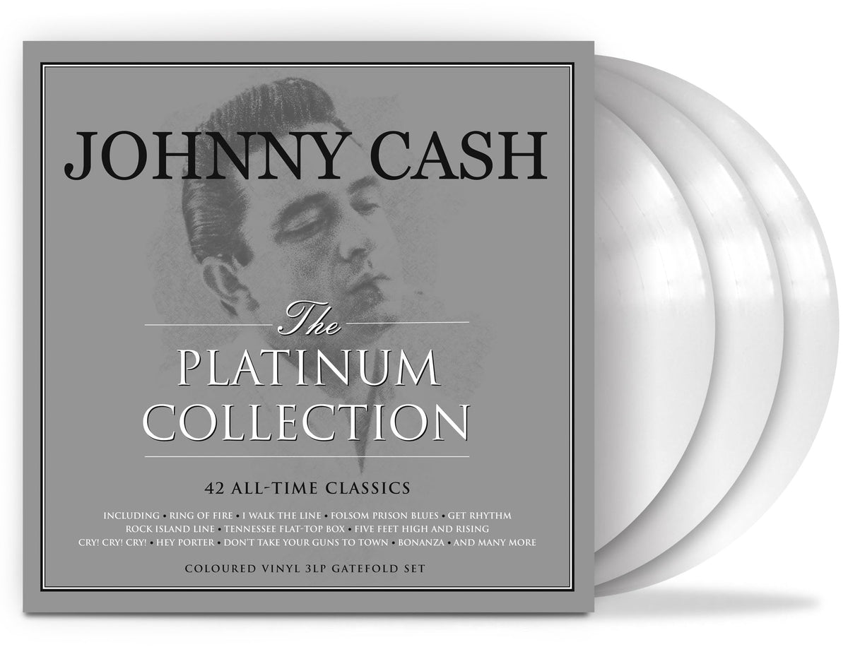 Johnny Cash – The Platinum Collection vinyl record cover