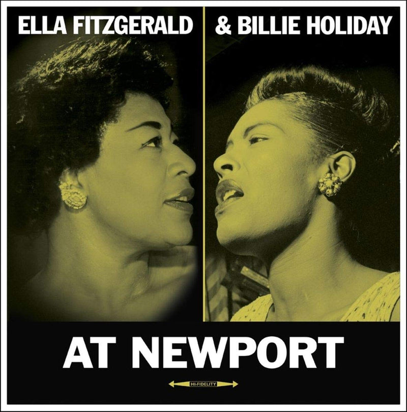 Ella Fitzgerald & Billie Holiday – At Newport vinyl record cover