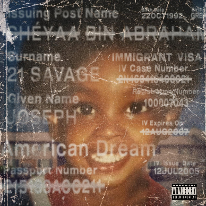 21 Savage – American Dream vinyl record cover
