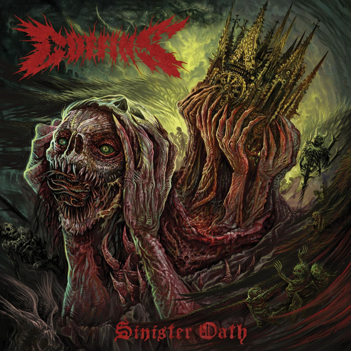 Coffins – Sinister Oath vinyl record cover