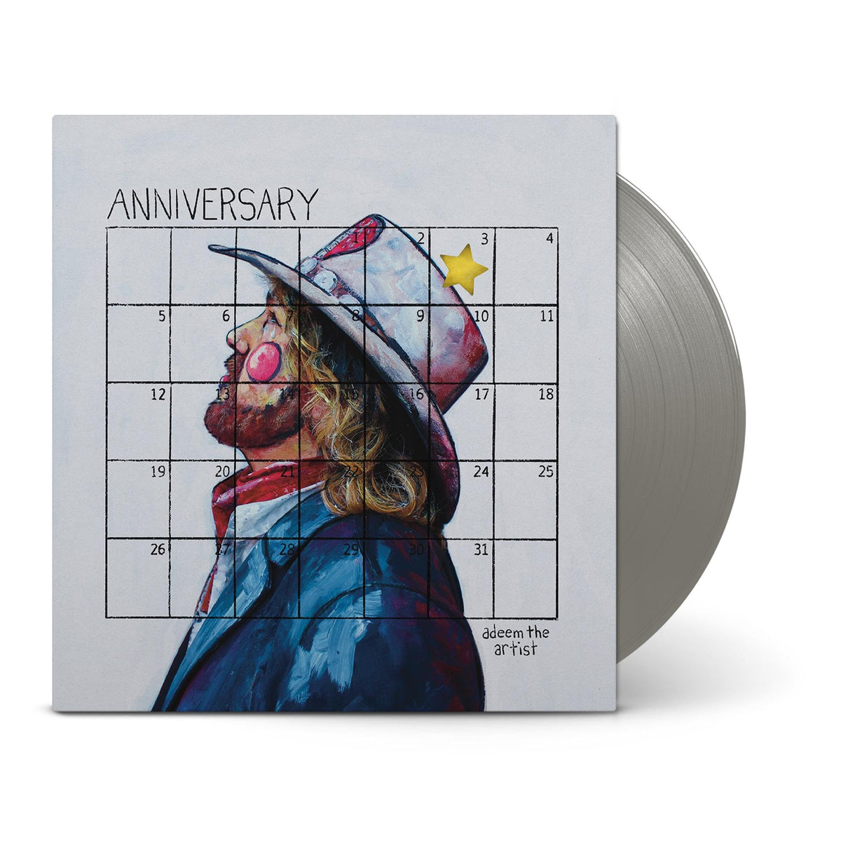 Adeem the Artist – Anniversary vinyl record cover