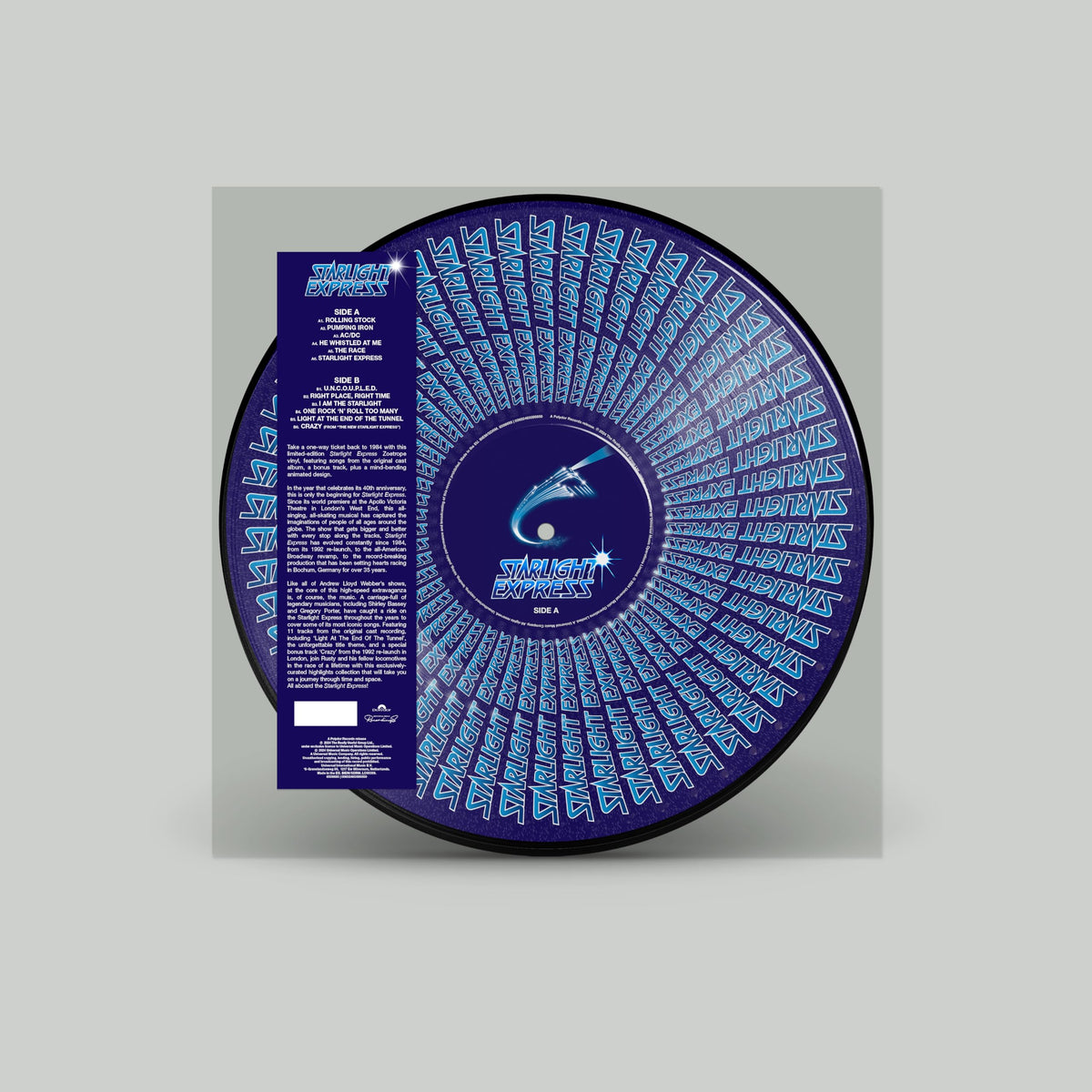Various Performers – Starlight Express (Zoetrope Vinyl) vinyl record cover