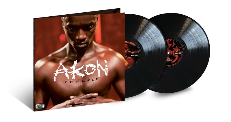 Akon – Trouble vinyl record cover