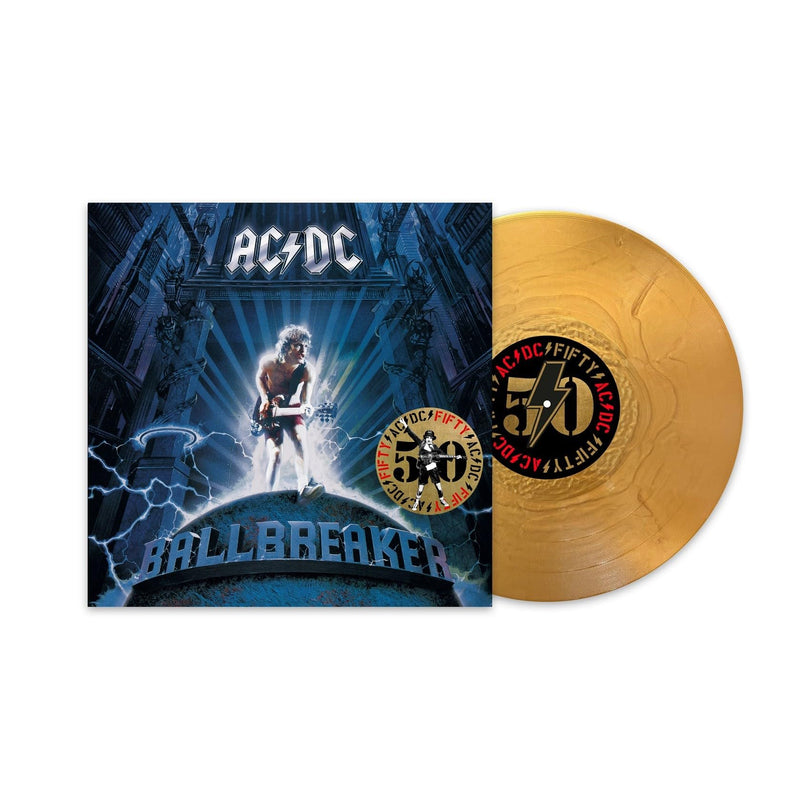 Ac/Dc – Ballbreaker (50th Anniversary Gold Vinyl) vinyl record cover