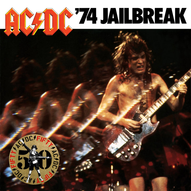 Ac/Dc – '74 Jailbreak (50th Anniversary Gold Vinyl) vinyl record cover
