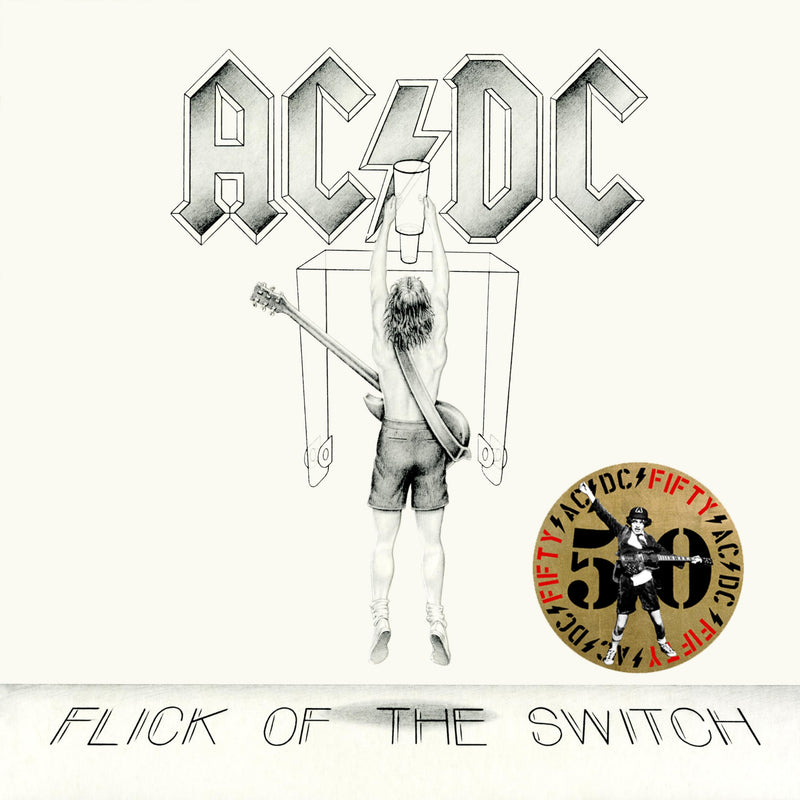 Ac/Dc – Flick of the Switch (50th Anniversary Gold Vinyl) vinyl record cover