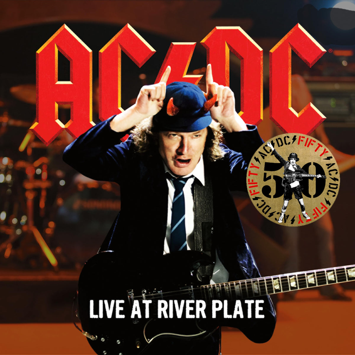 Ac/Dc – Live at River Plate (50th Anniversary Gold Vinyl) vinyl record cover