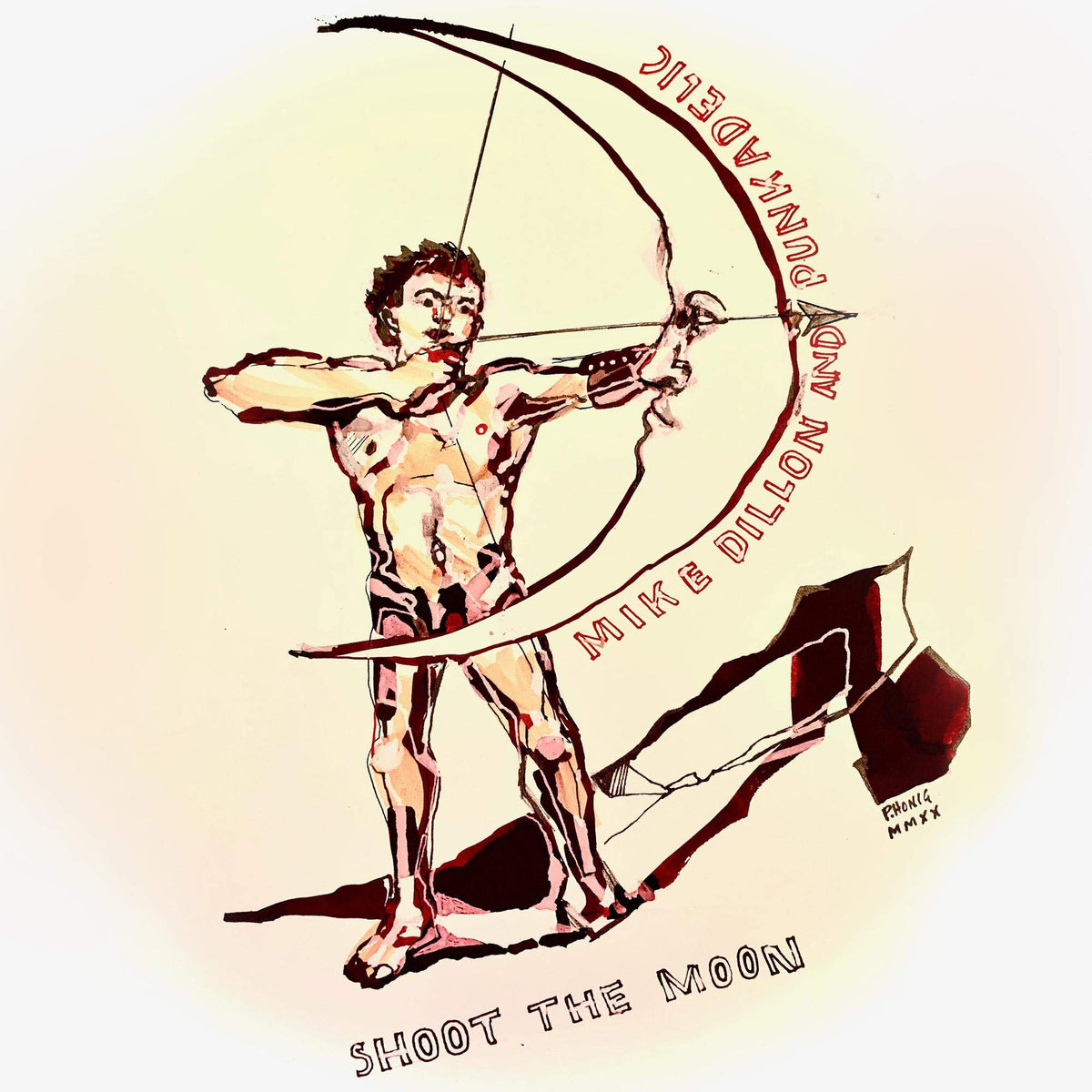 Mike Dillon – Shoot The Moon vinyl record cover